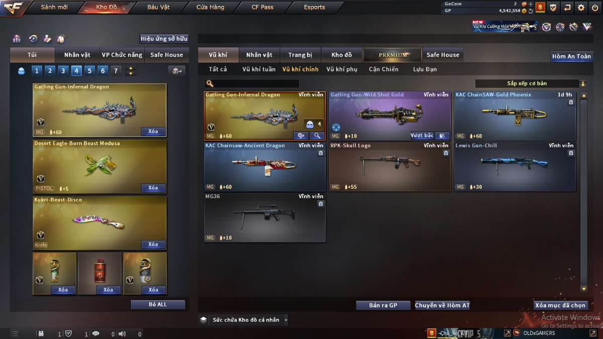 shop acc cf uy tin gia re